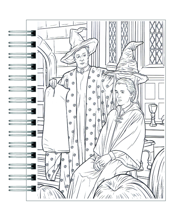 Libro para colorear Harry Potter El Orgullo De La Casa Slytherin 4