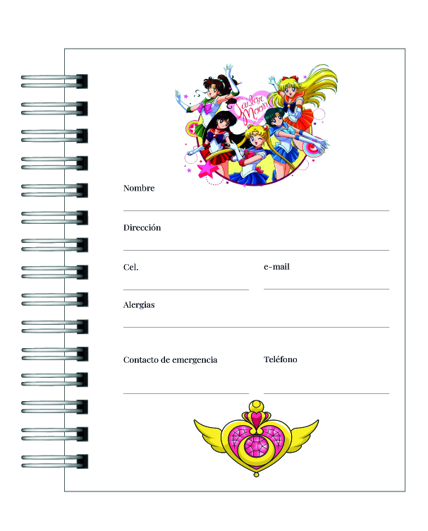 Agenda Sailor Moon 2026 2