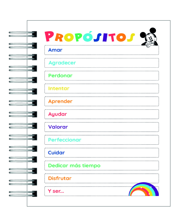 Agenda Mickey  2026 6