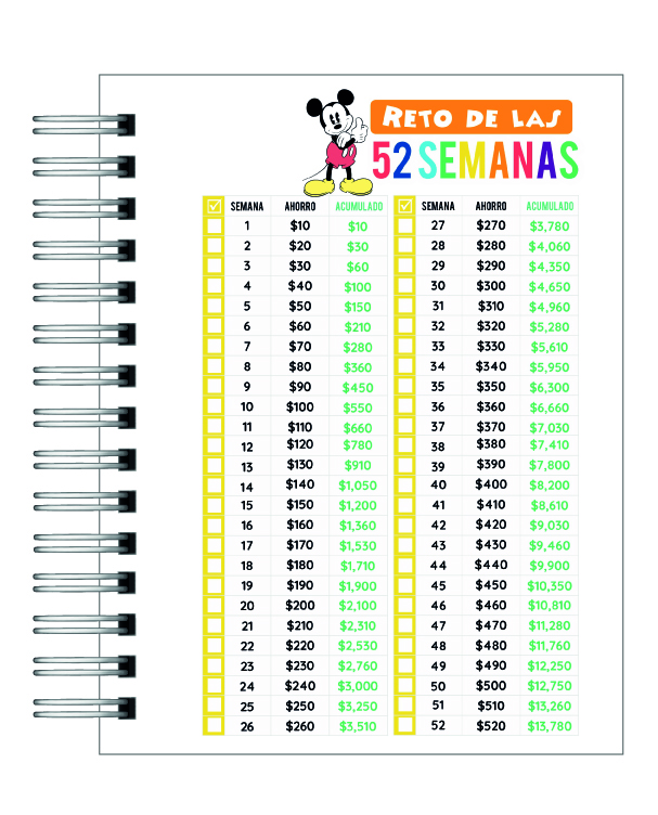 Agenda Mickey  2026 7
