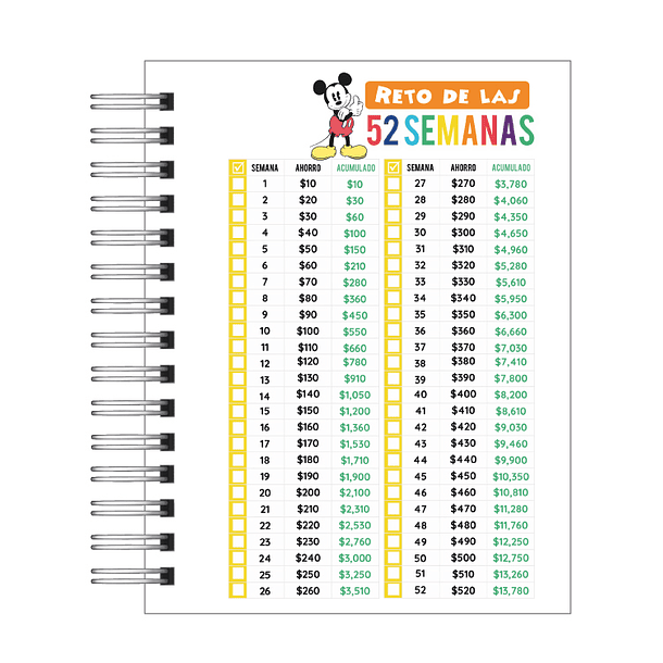 Agenda Mickey  2026 7