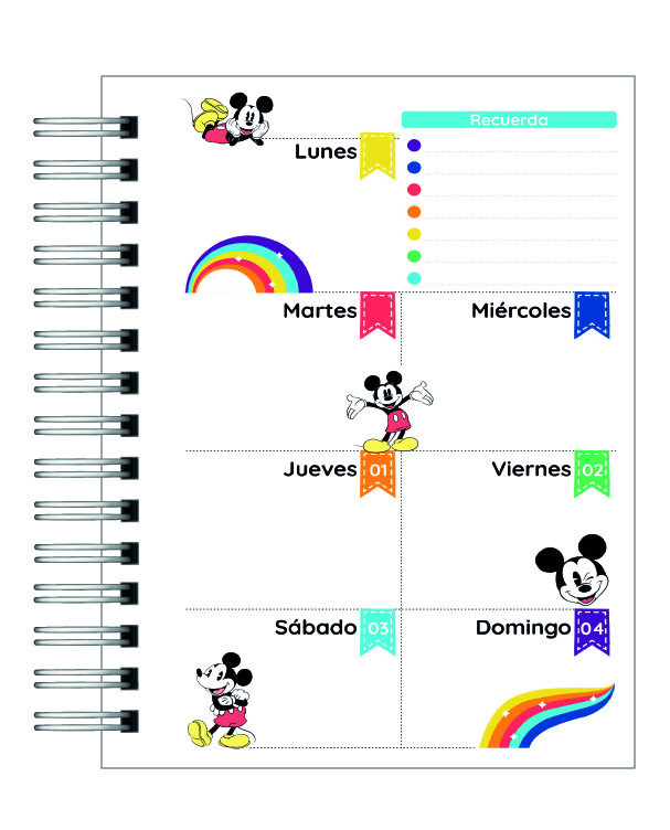 Agenda Mickey  2026 11