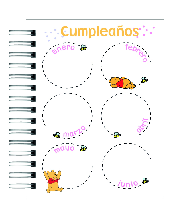 Agenda Winnie the Pooh 2026 5