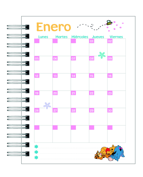 Agenda Winnie the Pooh 2026 7