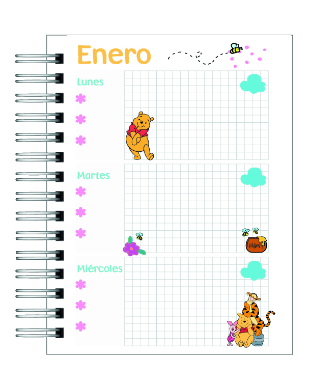 Agenda Winnie the Pooh 2026 8