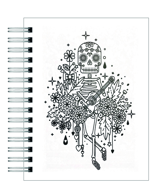 Coloreando Día de los Muertos 3