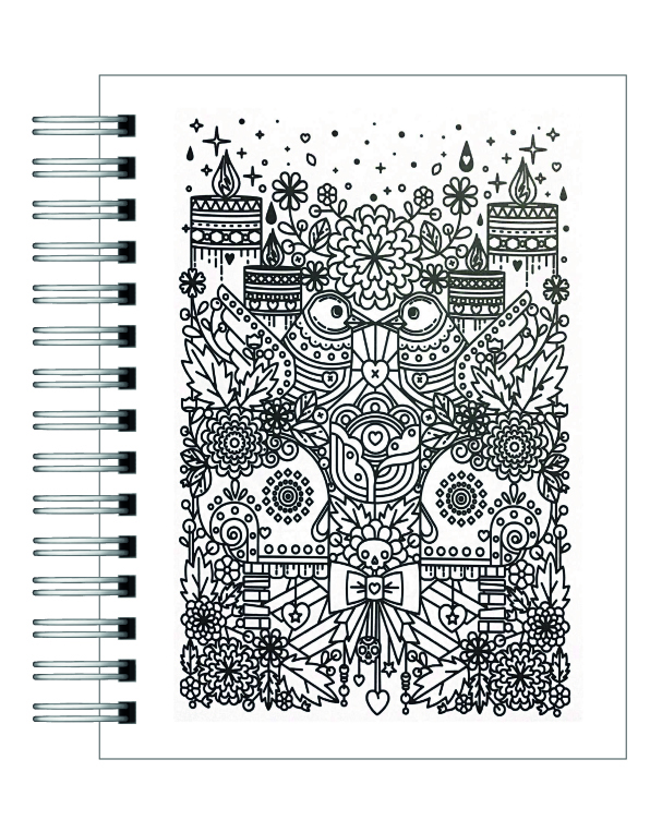 Coloreando Día de los Muertos 6