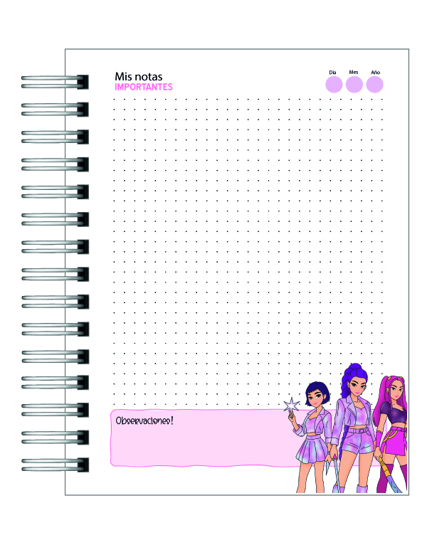 Planner Kpop Demon  9