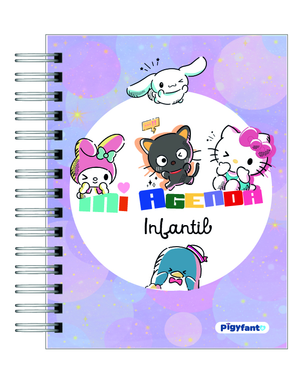 Agenda Infantil Sanrio 2026 1