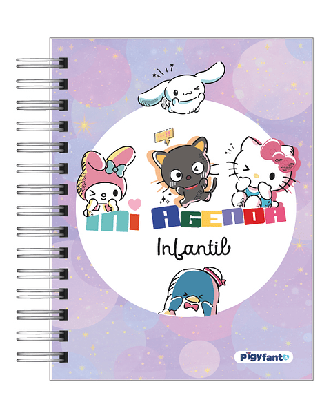 Agenda Infantil Sanrio 2026