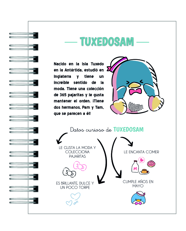 Agenda Infantil Sanrio 2026 12