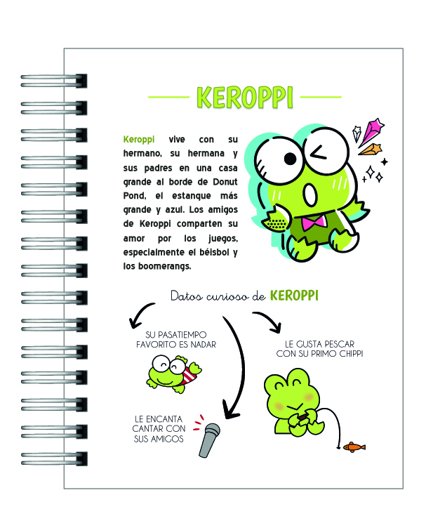 Agenda Infantil Sanrio 2026 6