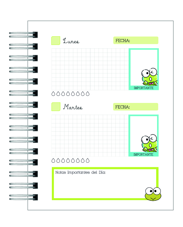 Agenda Infantil Sanrio 2026 7