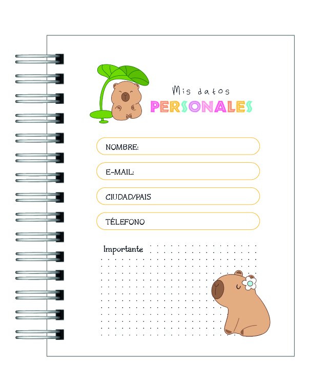 Agenda Capibara 2026 2