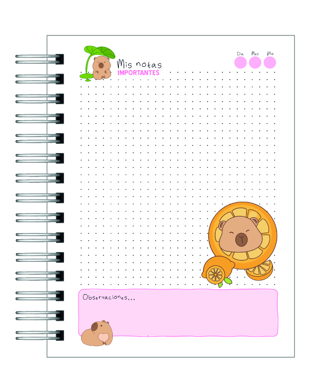 Agenda Capibara 2026 8