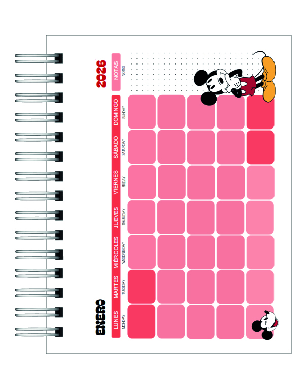 Agenda Mickey y su Amigos 2026 6