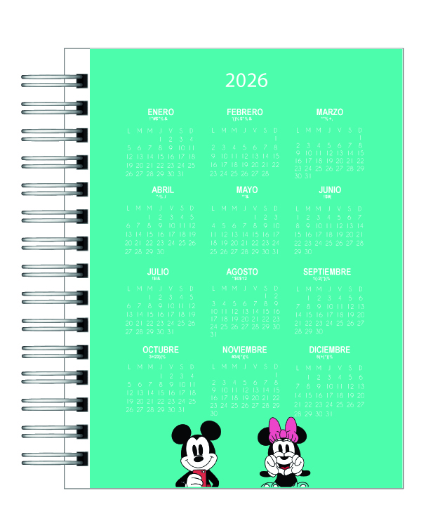 Agenda Mickey y su Amigos 2026 4