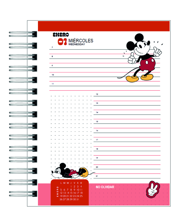 Agenda Mickey y su Amigos 2026 8