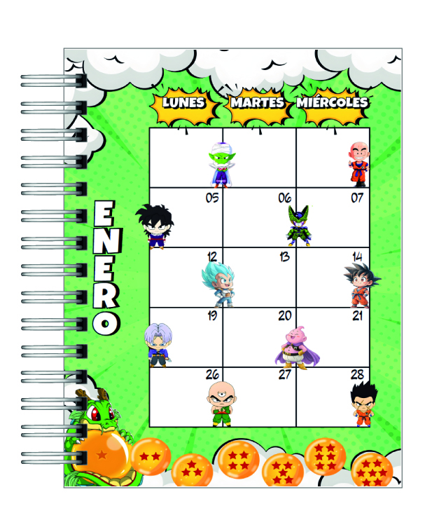 Agenda Dragon Ball Z 2026 9