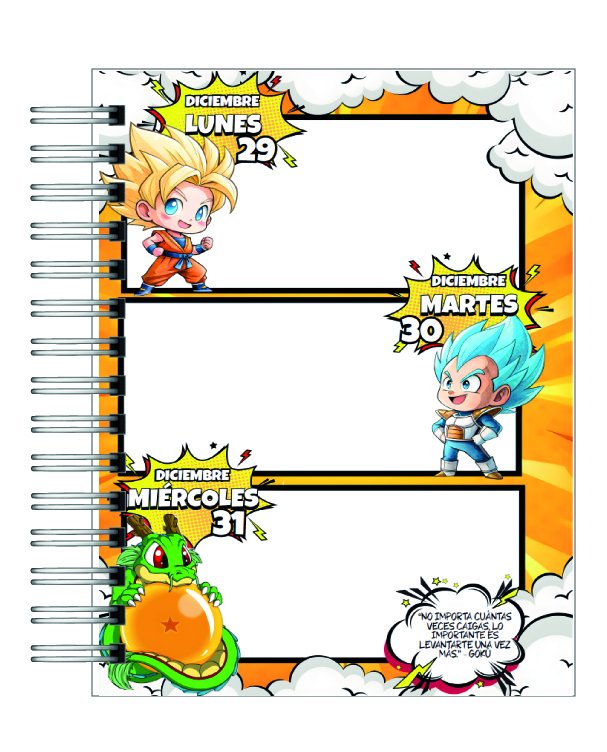 Agenda Dragon Ball Z 2026 10