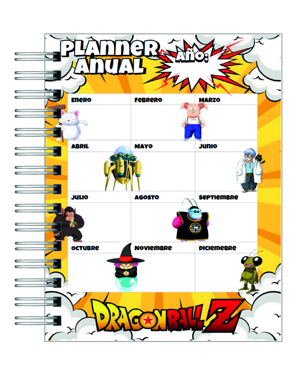 Agenda Dragon Ball Z 2026 4