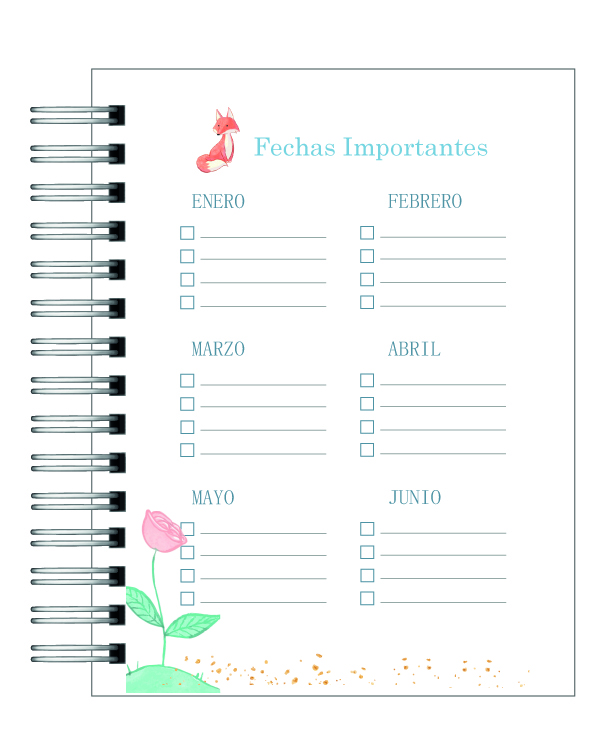 Agenda El Principito 2026 4