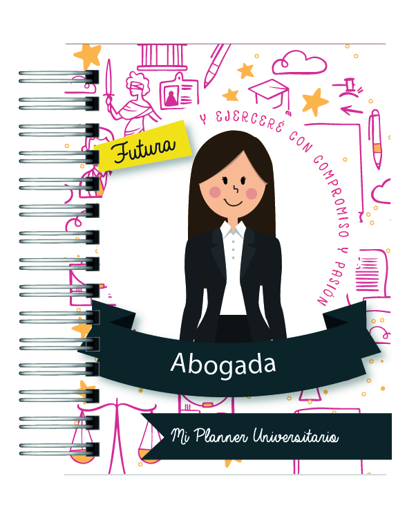 Planner Universitario con profesiones 2026 1