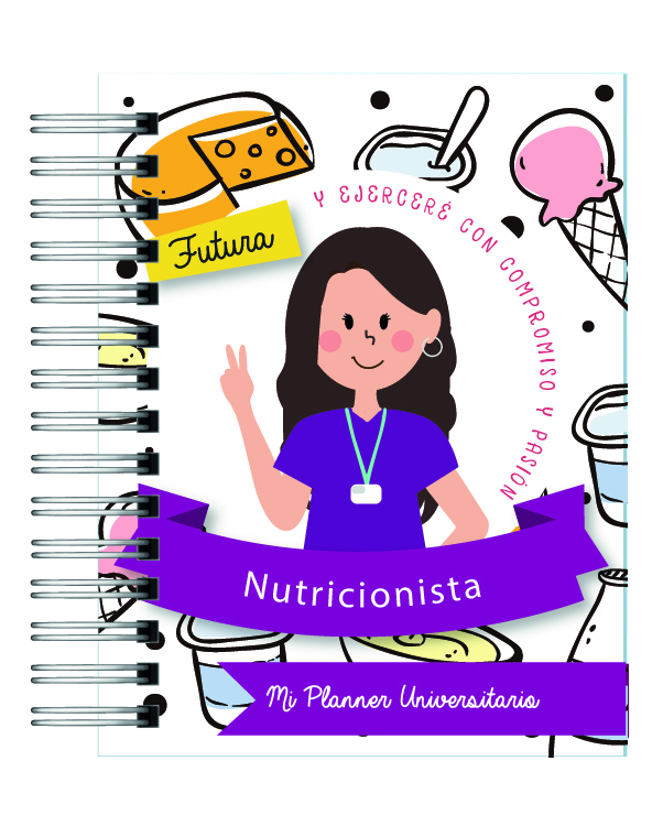 Planner Universitario con profesiones 2026 32