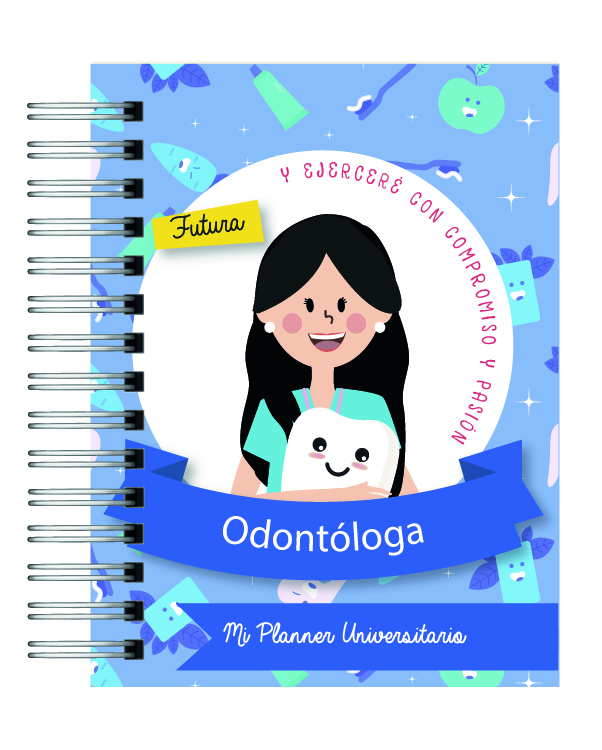 Planner Universitario con profesiones 2026 30