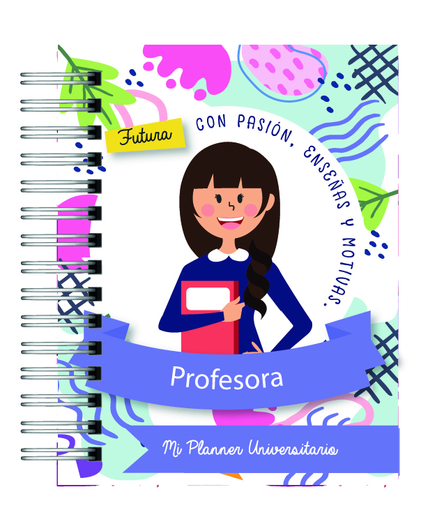Planner Universitario con profesiones 2026 26