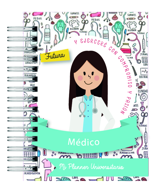 Planner Universitario con profesiones 2026 27