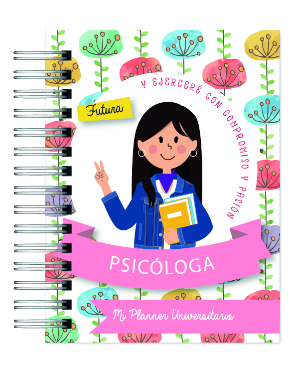 Planner Universitario con profesiones 2026 37