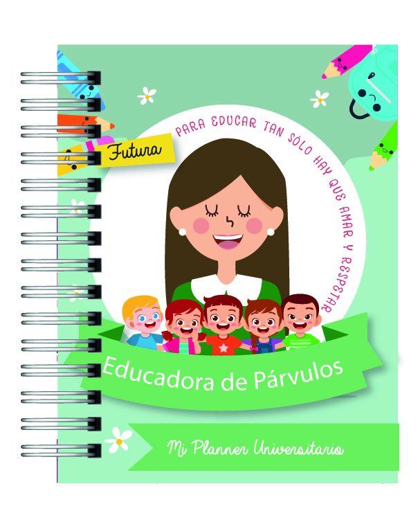 Planner Universitario con profesiones 2026 24