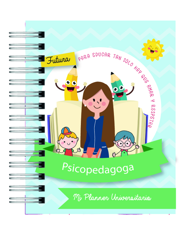 Planner Universitario con profesiones 2026 25