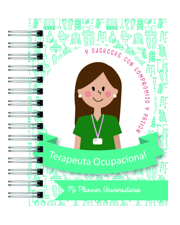 Planner Universitario con profesiones 2026 34