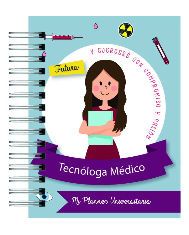 Planner Universitario con profesiones 2026 35