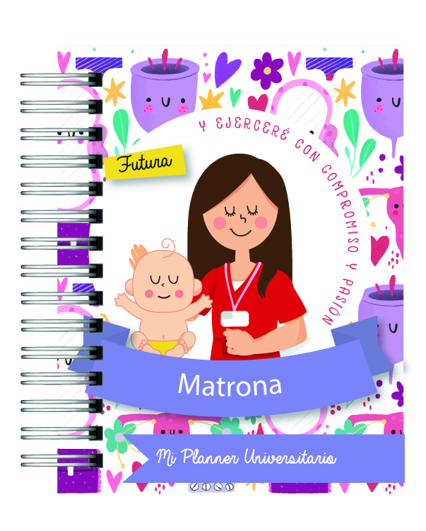 Planner Universitario con profesiones 2026 36