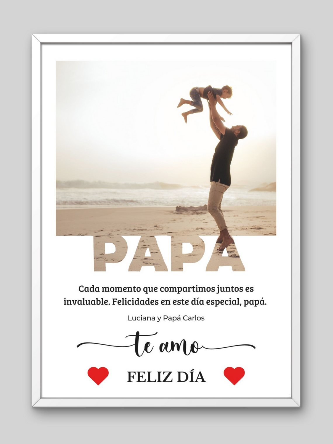 Cuadros Papá Personalizado 10