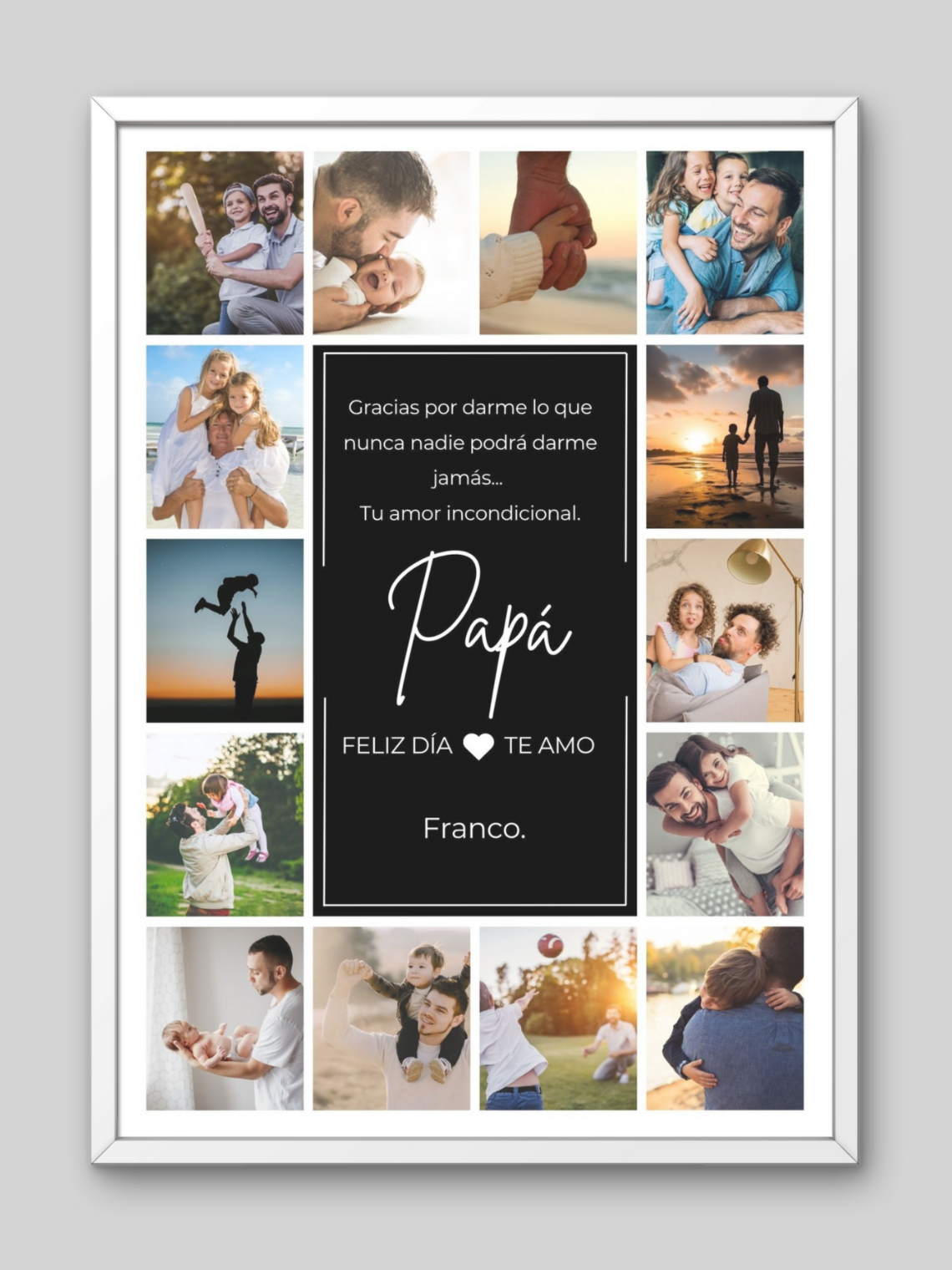 Cuadros Papá Personalizado 13