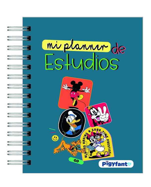 Planner de Estudios 2026: Mickey y sus Amigos 1