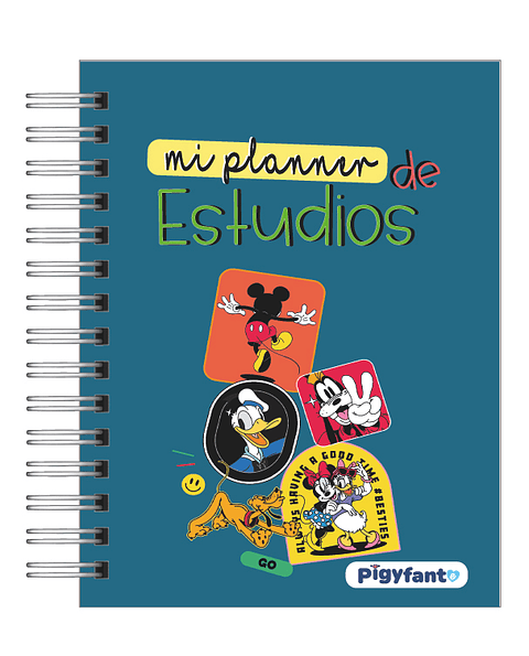 Planner de Estudios 2026: Mickey y sus Amigos