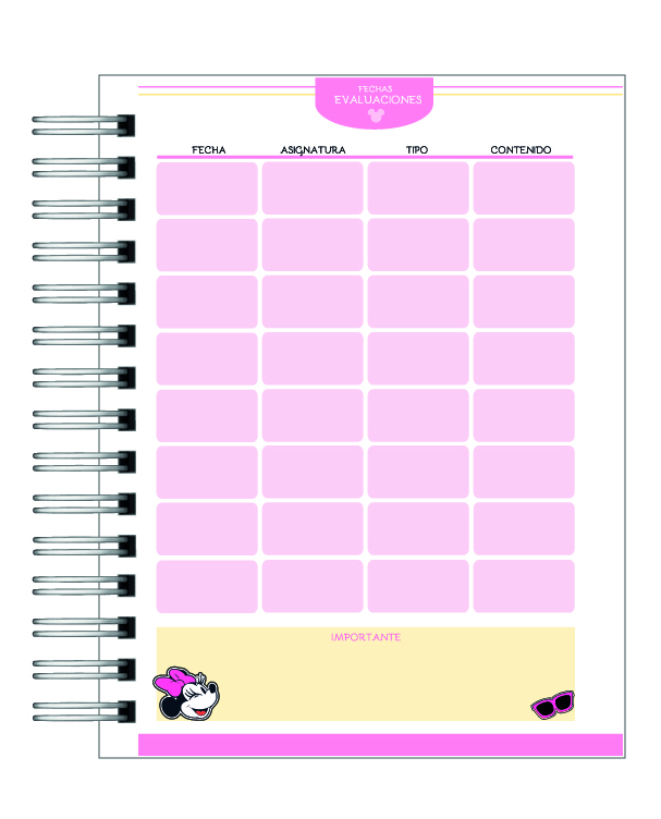 Planner de Estudios 2026: Mickey y sus Amigos 6