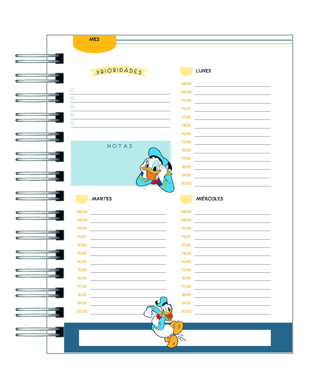 Planner de Estudios 2026: Mickey y sus Amigos 11