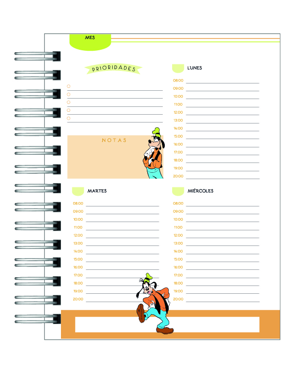 Planner de Estudios 2026: Mickey y sus Amigos 13