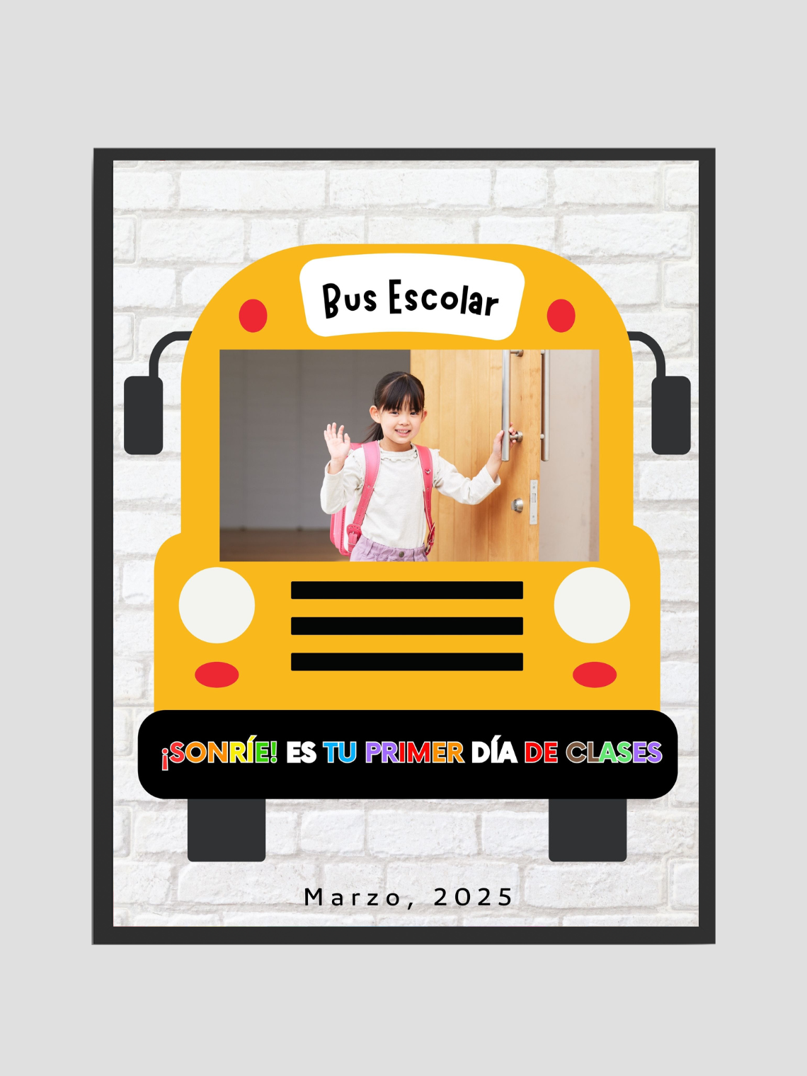 Cuadro Escolar Personalizado 4