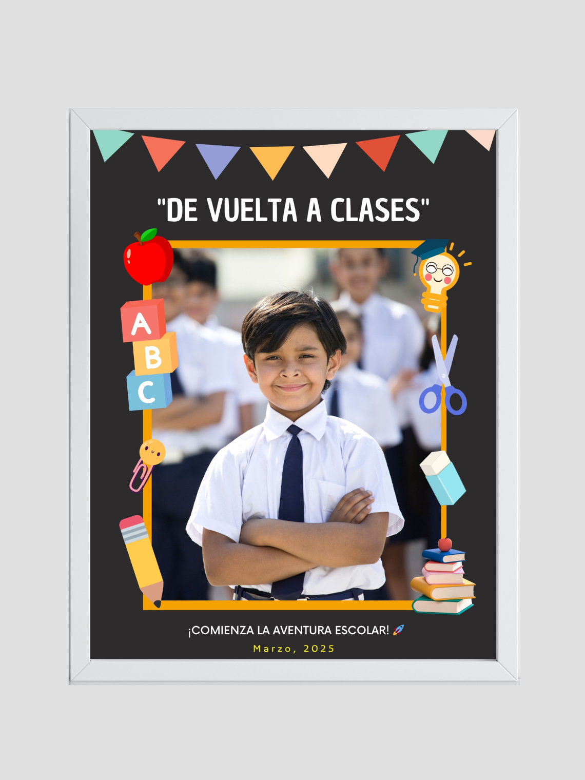 Cuadro Escolar Personalizado 7