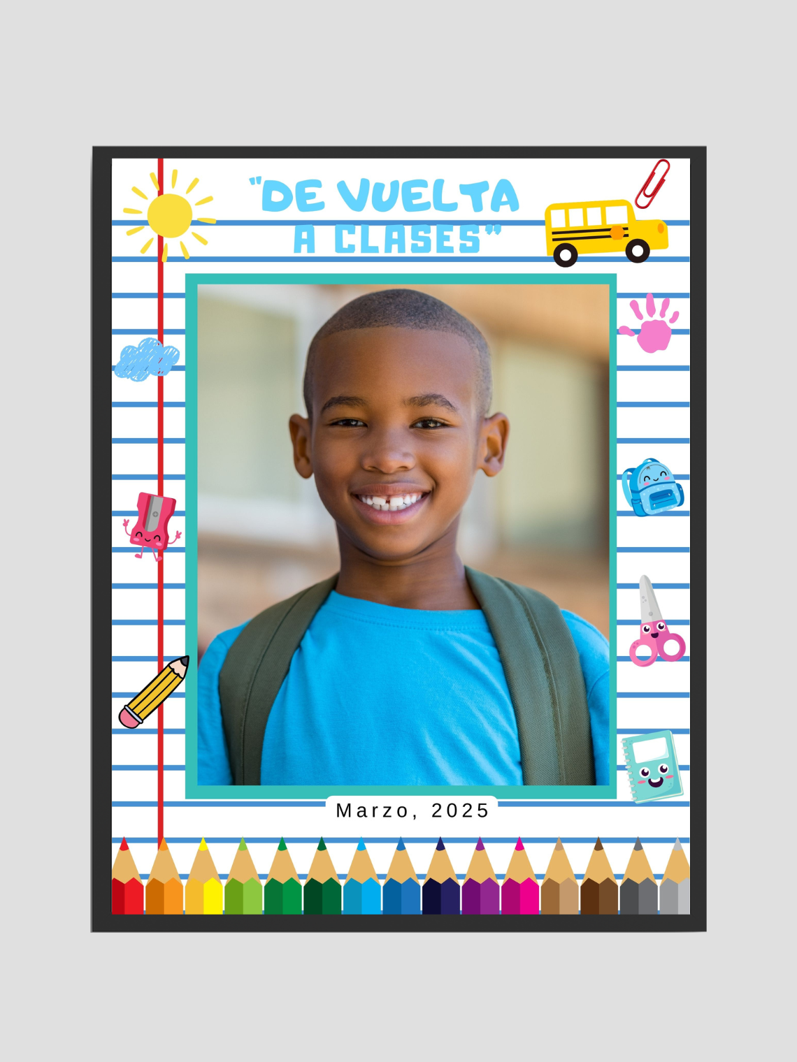 Cuadro Escolar Personalizado 8