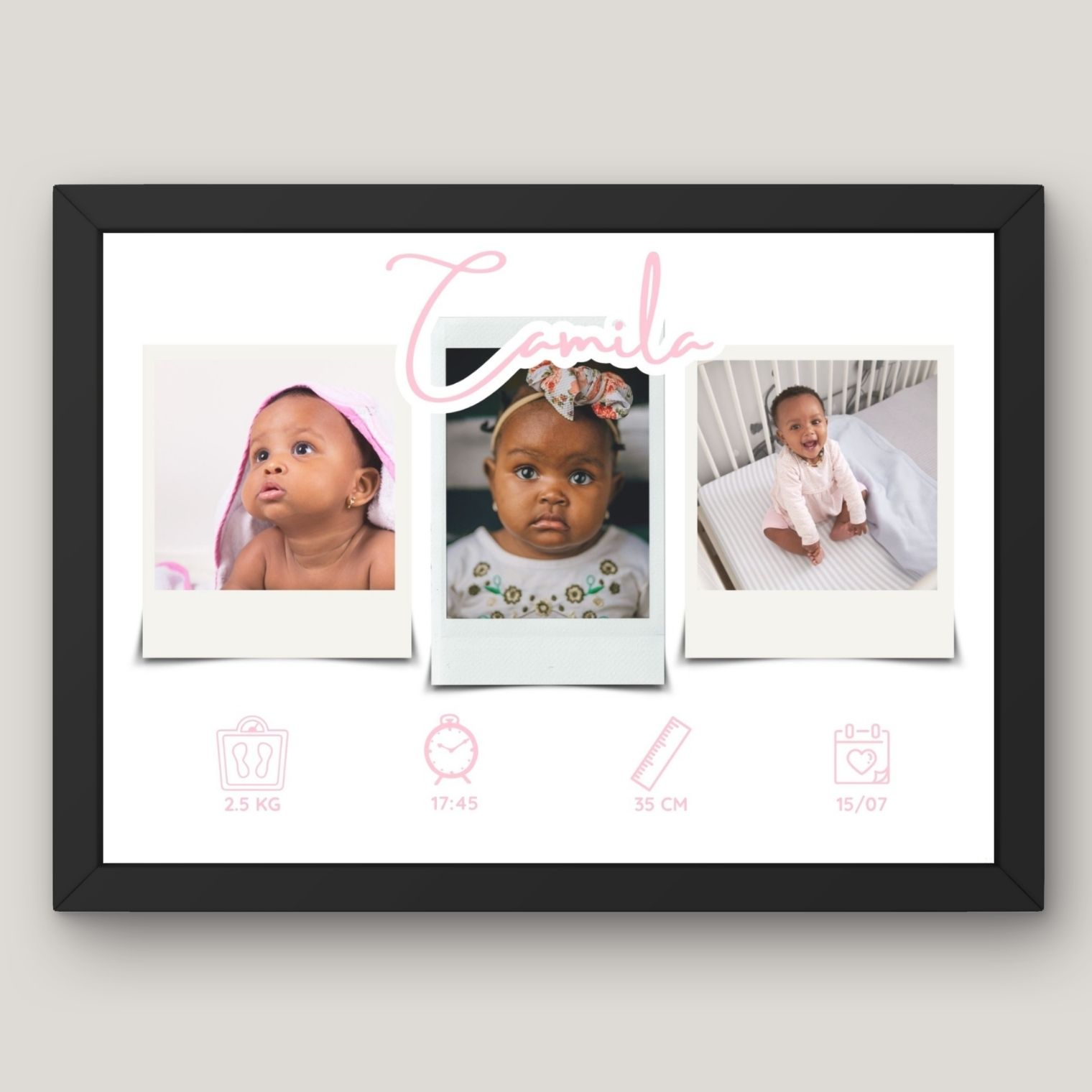 Cuadro de Bebé Niña  2