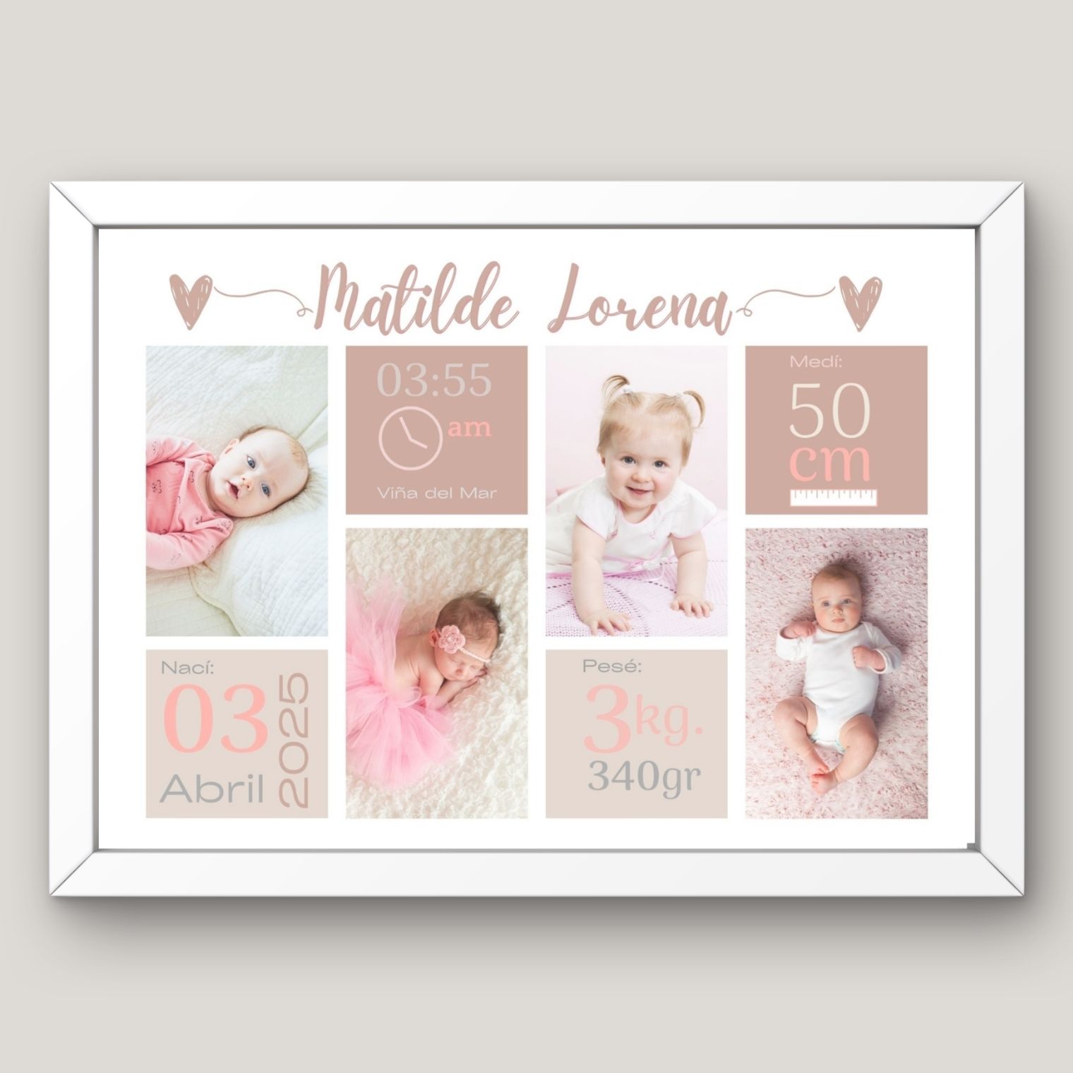 Cuadro de Bebé Niña  12