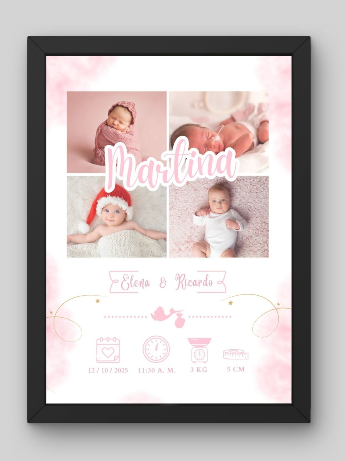 Cuadro de Bebé Niña  6